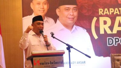 Prabowo-Gibran Menang Telak, Ketua DPD Gerindra: Terimakasih Rakyat Sultra