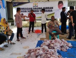 Kadin Sultra Salurkan Empat Hewan Kurban pada Idul Adha 2022