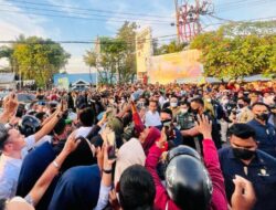 Disambut Hangat, Presiden Jokowi: Terima Kasih Warga Baubau