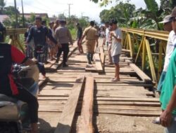 Gerak Cepat Bupati Koltim Perbaiki Jembatan Penghubung Antar Kabupaten