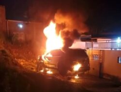 Kata Polisi soal Mobil Direktur Ampuh Sultra Diduga Dibakar OTK