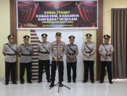 Tiga Pejabat Utama Polres Konawe Utara Resmi Berganti