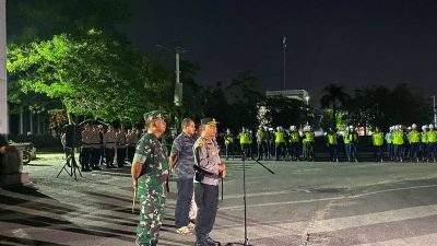 Tim Gabungan TNI, Polri dan Pemkot Kendari Gelar Patroli Skala Besar