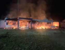 Breaking News: Kantor Dinas PUPR Muna Barat Ludes Terbakar