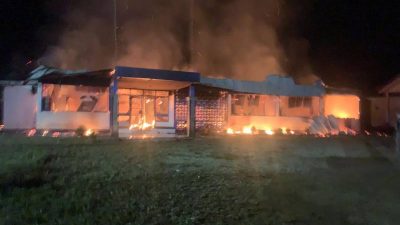 Breaking News: Kantor Dinas PUPR Muna Barat Ludes Terbakar
