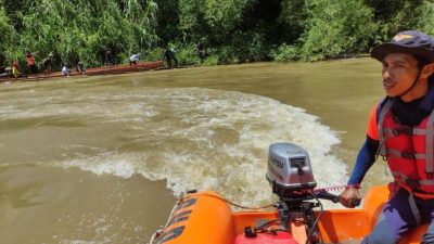Seorang Pria Hilang Terseret Arus Sungai Ameroro Konawe