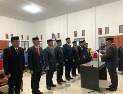 Pj Bupati Mubar Lantik Delapan Kepala OPD, Ini Daftarnya