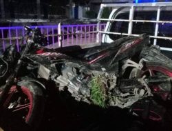 Kecelakaan Maut di By Pass Kendari, Motor Hancur, Satu Orang Tewas
