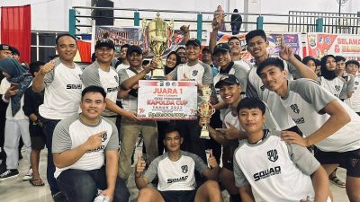 Tim Voli Putra Polres Konut Jawara Open Turnamen Kapolda Sultra Cup 2023