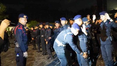 Ratusan Personel Brimob Polda Sultra Dikerahkan Amankan Demo di PT Antam Konut