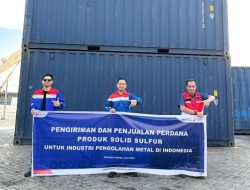 Pertamina Patra Niaga Regional Sulawesi Jual Produk Sulfur ke Smelter