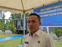 BNNP Sultra Musnahkan 3,8 Kg Ganja dan Sabu, Tangkap 3 Pengedar