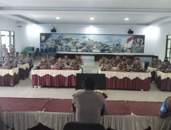 FOTO: 42 Peserta Didik SIP Angkatan 52 Gelar Latnis-Latja di Polresta Kendari