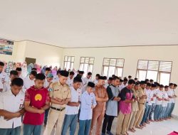 Ratusan Ribu Guru-Siswa di Sultra Salat Gaib dan Doa Bersama untuk Palestina