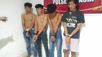 Polisi Tangkap 4 Remaja Pembobol Kios Sembako di Kendari