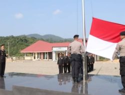 Khidmat Upacara Peringatan Hari Pahlawan di Polres Konawe Utara