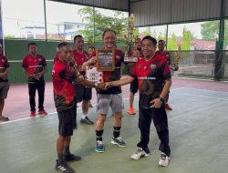 Kapolres Konut Jadi Jawara Turnamen Tenis Brigade Champions Anoa 2023