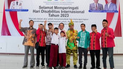 Pj Gubernur Peringati HDI 2023 Bersama Para Penyandang Disabilitas di Sultra