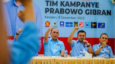 Survei Prabowo-Gibran di Sultra Sudah 63 Persen