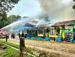 Mako Tagana Dinas Sosial Sulawesi Tenggara Terbakar