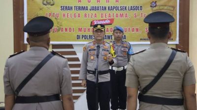 Kapolsek Lasolo Polres Konawe Utara Berganti