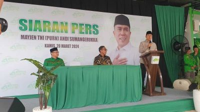 ASR Deklarasi Maju Pilgub Sultra, Ketua Timnya Purnawiran TNI Bintang Dua