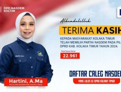 Di Tangan Hartini, Partai NasDem Berjaya di Kolaka Timur