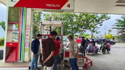 Subdit Indagsi Polda Sultra Sidak Dua SPBU di Kota Kendari