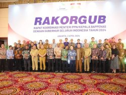 Pj Gubernur Sultra Hadiri Rakor Gubernur se-Indonesia, Bahas Isu Strategis