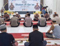 24 Bintara Remaja Polres Konut Gelar Tahsin dan Khataman Quran