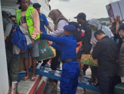 Arus Mudik Lebaran Mulai Meningkat di Pelabuhan Kendari, Polairud Siaga