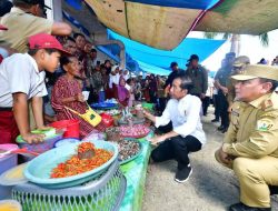 Hari Ketiga Presiden di Sultra, Resmikan Bendungan di Konawe, Blusukan di Kolut