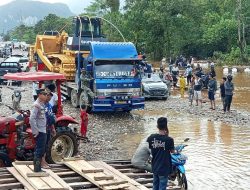 Update Banjir di Jalur Trans Sulawesi, Lalu Lintas Kendari-Sulteng Lancar