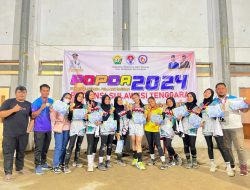 Tim Bola Voli Putri Muna Juara I di Ajang Popda Provinsi Sultra 2024