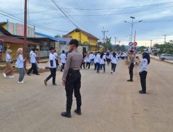 Kerahkan Puluhan Personel, Polres Konut Kawal Kegiatan KPU Run