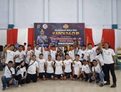 Tim Volly Polres Konut Pertahankan Gelar Juara Kapolda Sultra Cup 2024