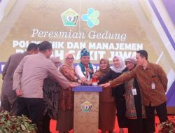 Pj Gubernur Andap Resmikan Gedung Manajemen-Poliklinik RSJ Sultra