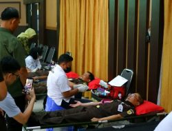 Peringati Hari Bhakti Adhyaksa 64, Kejati Sultra Gandeng PMI Gelar Donor Darah