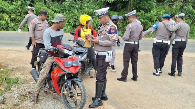 Operasi Patuh 2024 di Konut, Kendaraan Melanggar Lalu Lintas Ditilang