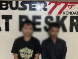 Dua Pencuri Kotak Amal dan TV Masjid di Kendari Dibekuk Polisi