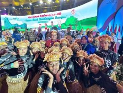 Pj Gubernur Sultra Hadiri Peringatan Hari Anak Nasional 2024 di Papua