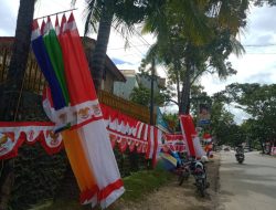 Jelang HUT RI 2024, Penjual Bendera Musiman Mulai Menjamur di Kendari