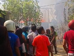 Kronologi Detik-detik Dua Rumah Warga di Muna Hangus Terbakar