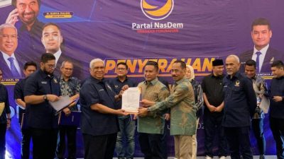 NasDem Resmi Serahkan B1-KWK ke 13 Paslon Kepala Daerah di Sultra