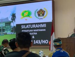 Silaturahmi Bersama Awak Media, Korem 143/HO Tegaskan Tak Anti Kritik