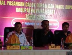 KPU Mubar Resmi Tutup Pendaftaran, Darwin-Ali Basa Jadi Paslon Tunggal