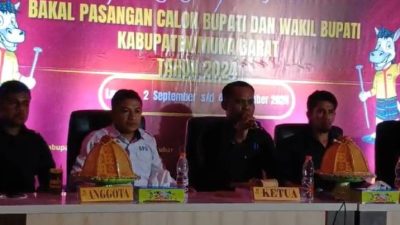 KPU Mubar Resmi Tutup Pendaftaran, Darwin-Ali Basa Jadi Paslon Tunggal