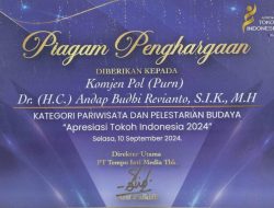 Tempo Beri Penghargaan Pj Gubernur Sultra sebagai Tokoh Indonesia 2024