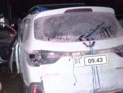 Mobil Wuling Meledak dan Terbakar Usai Isi BBM di SPBU Kolaka