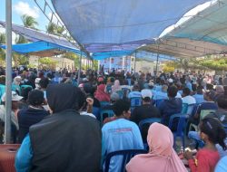 Ribuan Masyarakat Pulau Batu Atas Busel Siap Menangkan ASR-Hugua